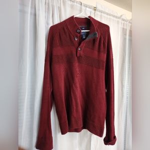 American‎ Rag Pullover Knit 3-button Sweater -Large